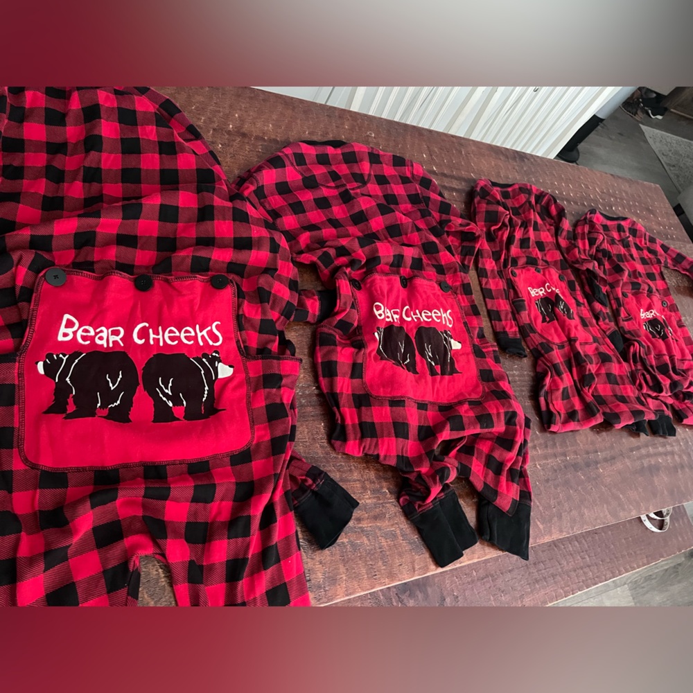 Family Christmas Pajama Onesies. - Picture 1 of 5
